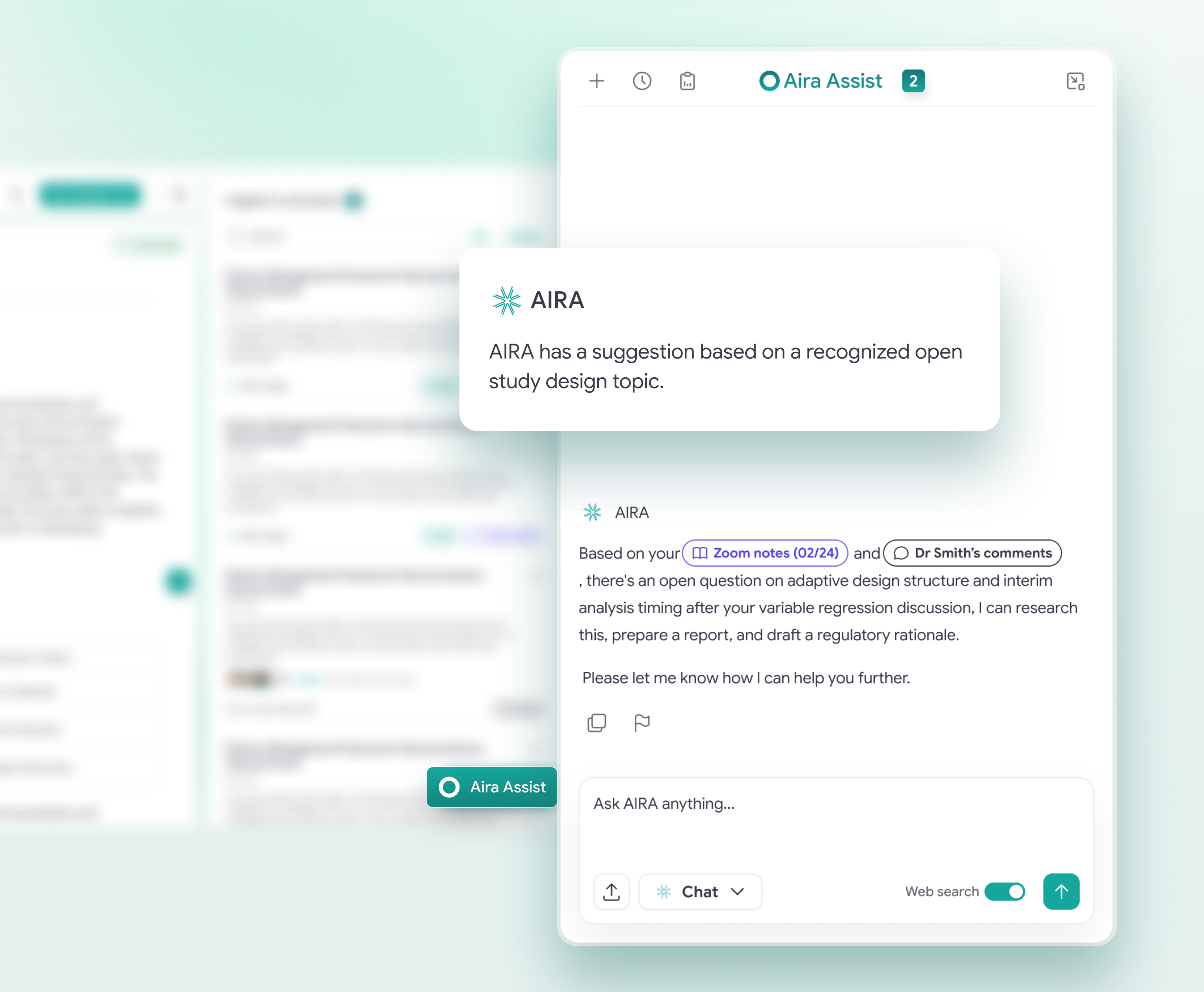 Colligo context awareness — AI agents pay attention to the evolving study context